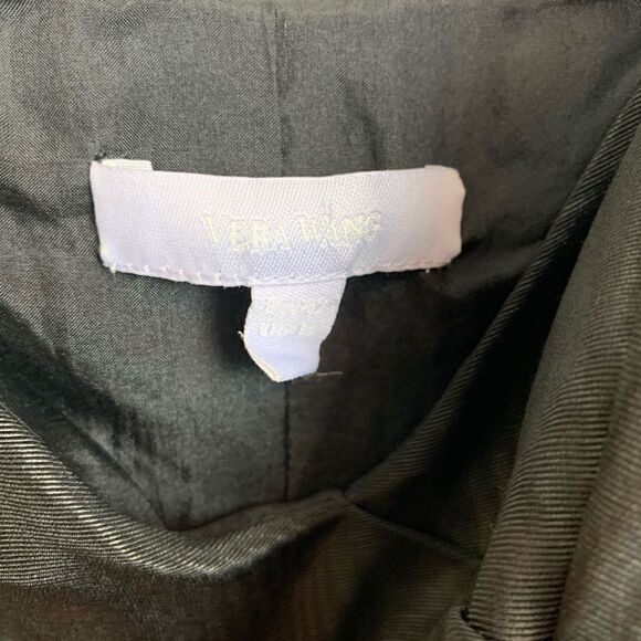 Vera Wang Ruched Moire LBD Sheath Dress Size 8 - Picture 4 of 5